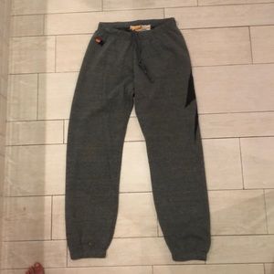 Grey Aviator Nation Lightening Bolt Sweatpants!